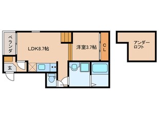 グランツ松葉町の物件間取画像